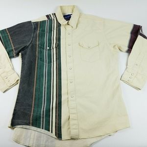Vintage Wrangler Mens 16 1/2-35 Multi Color Shirt